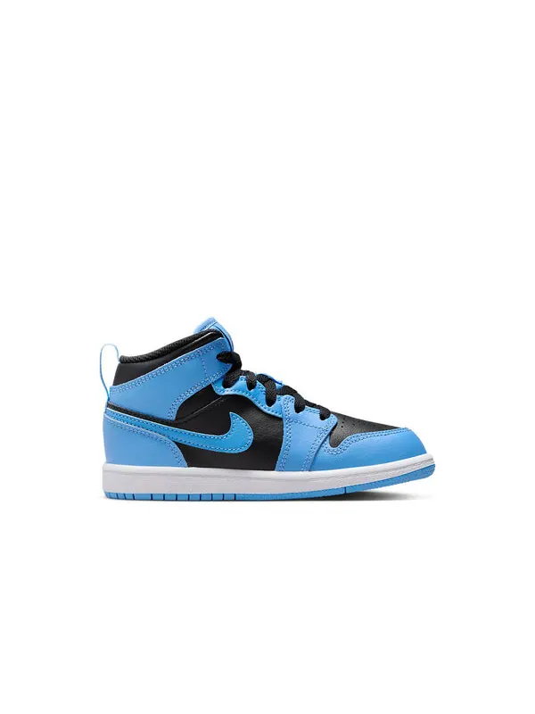 Кроссовки 1 полуботинки Air Jordan — изображение 2 из 4, синий/белый/черный