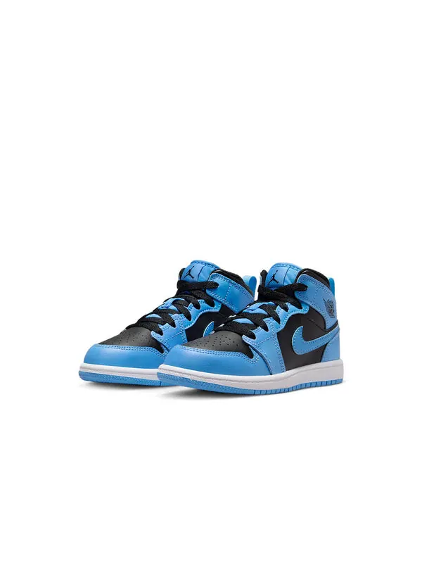 Кроссовки 1 полуботинки Air Jordan — изображение 3 из 4, синий/белый/черный