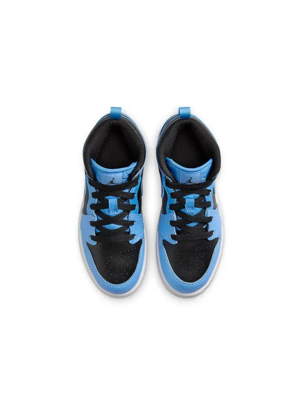 Кроссовки 1 полуботинки Air Jordan — изображение 4 из 4, синий/белый/черный