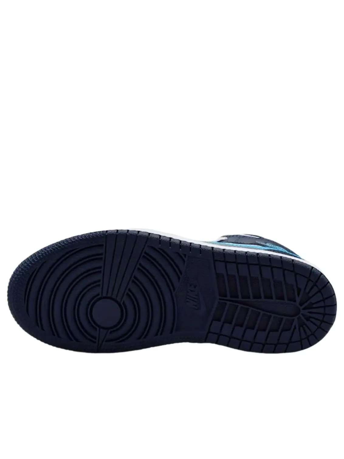 (PS) Air Jordan 1 Mid 'Obsidian Dark Powder Blue' — изображение 5 из 6, белый/темный синий