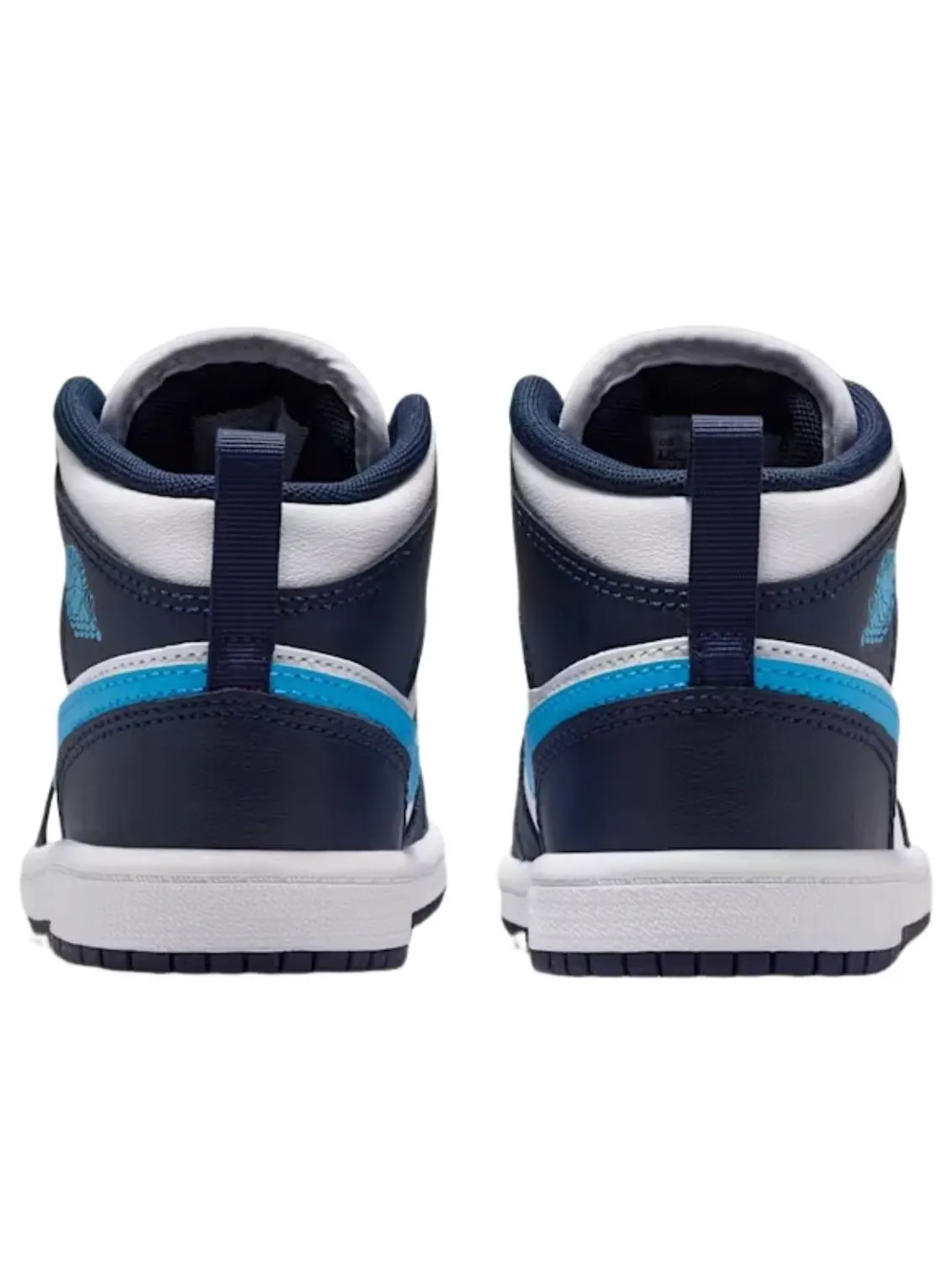 (PS) Air Jordan 1 Mid 'Obsidian Dark Powder Blue' — изображение 6 из 6, белый/темный синий