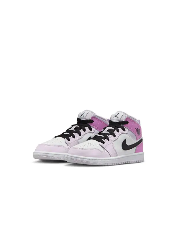 Кроссовки 1 mid 'barely grape' Air Jordan — изображение 3 из 4, черный/белый