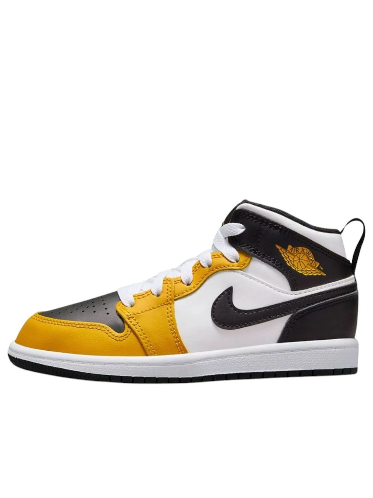 Кроссовки (PS) Air Jordan 1 Mid 'Yellow Ochre' — изображение 1 из 5, желтый