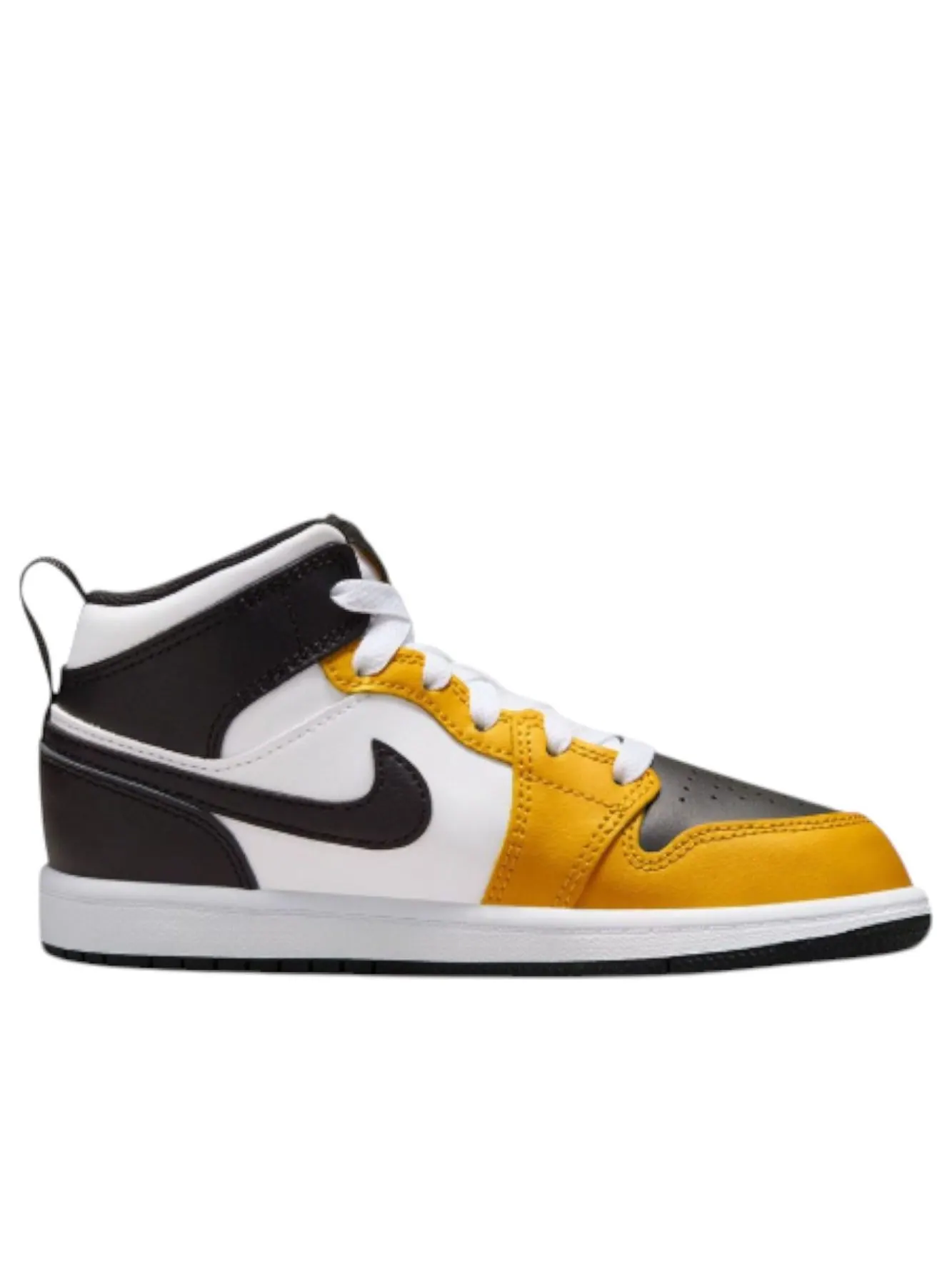 Кроссовки (PS) Air Jordan 1 Mid 'Yellow Ochre' — изображение 5 из 5, желтый