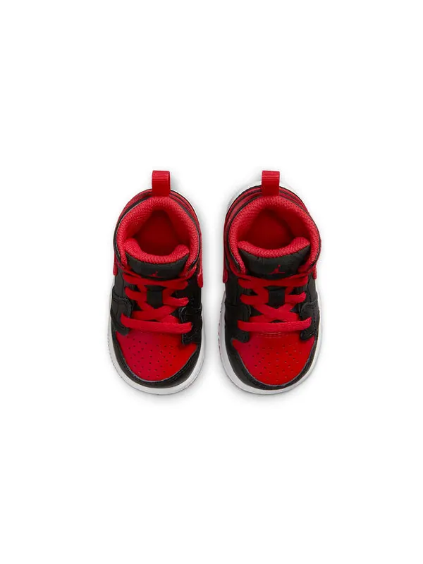 Кроссовки 1 средние Air Jordan — изображение 4 из 4, черный/белый/красный