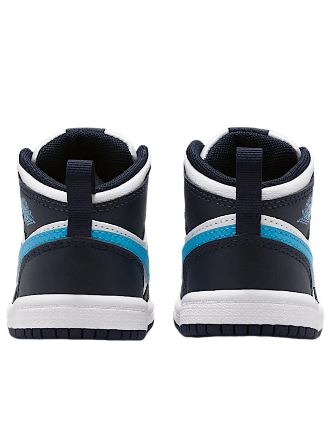 (TD) Air Jordan 1 Mid 'Obsidian Dark Powder Blue' — изображение 6 из 6, белый/темный синий