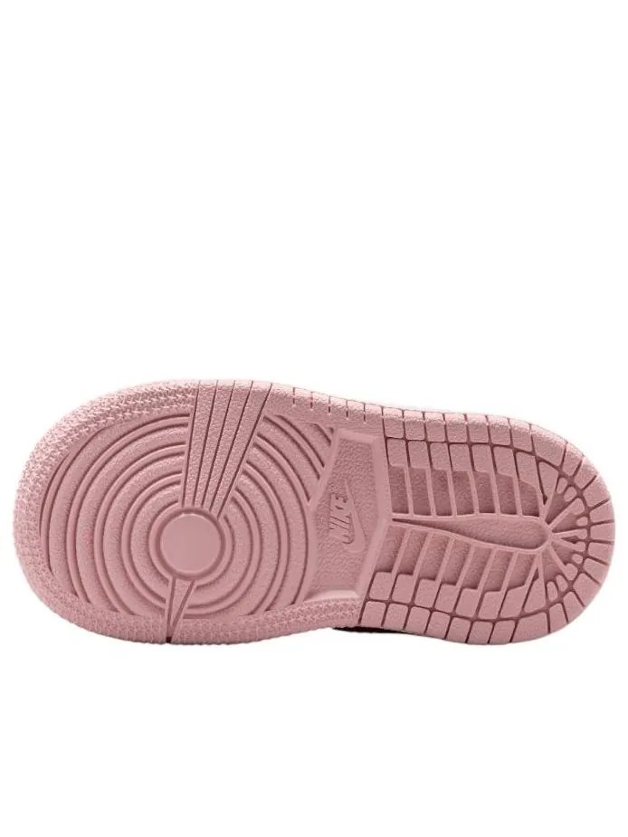 Кроссовки (TD) Air Jordan 1 Mid 'Pearl Pink White' — изображение 6 из 6, розовый