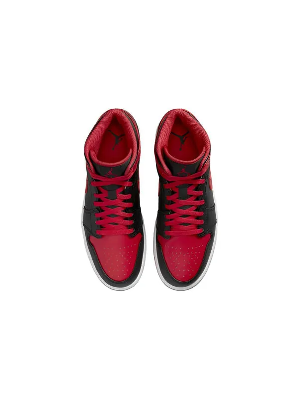Кроссовки 1 средние Air Jordan — изображение 4 из 4, черный/красный