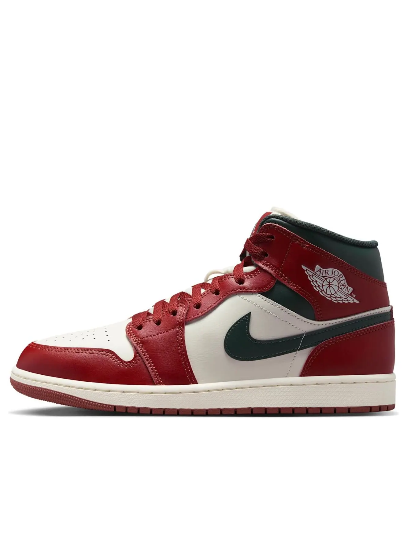 Кроссовки Air Jordan 1 Mid 'Redstone' — изображение 1 из 6, красный