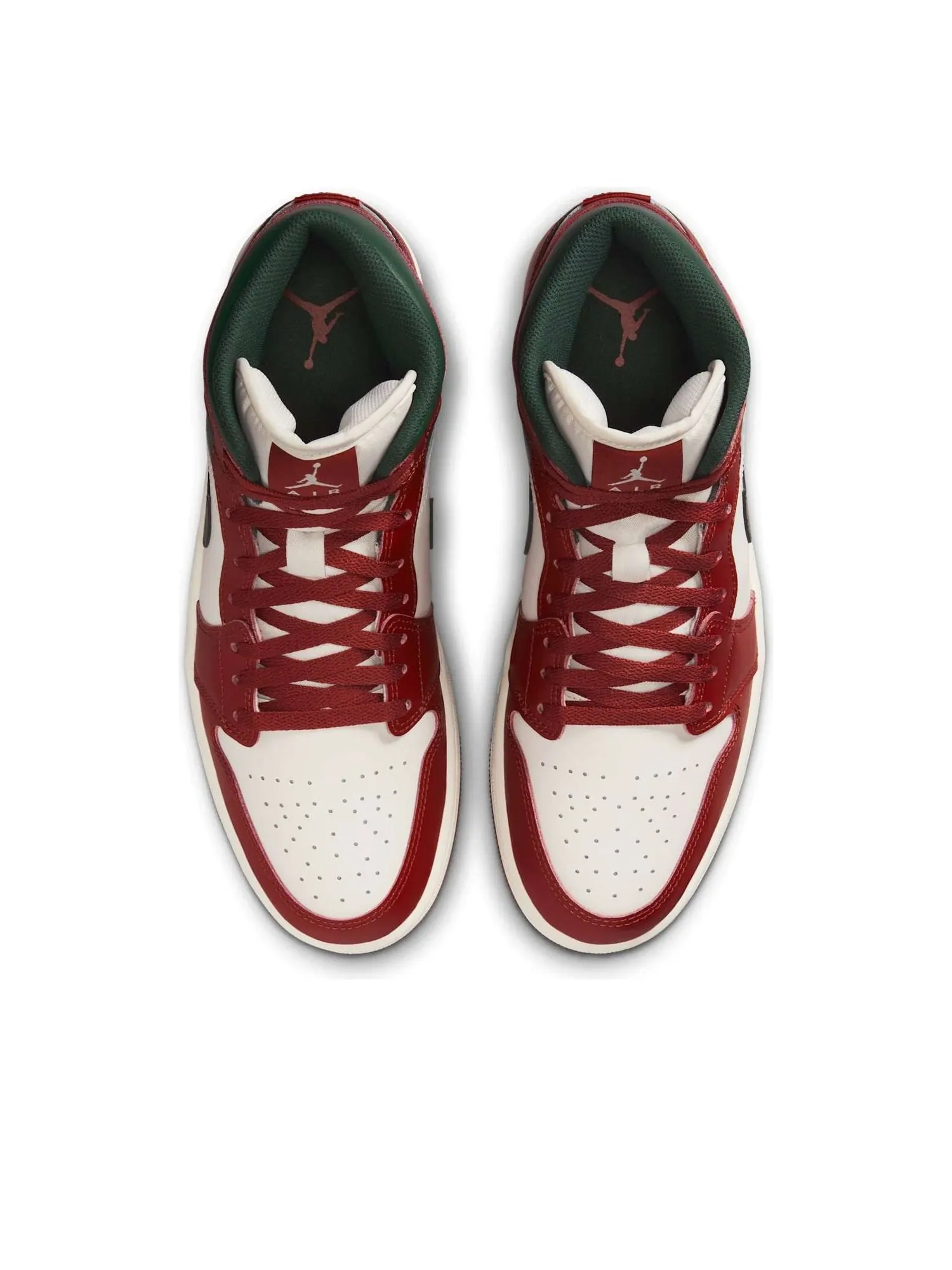 Кроссовки Air Jordan 1 Mid 'Redstone' — изображение 2 из 6, красный