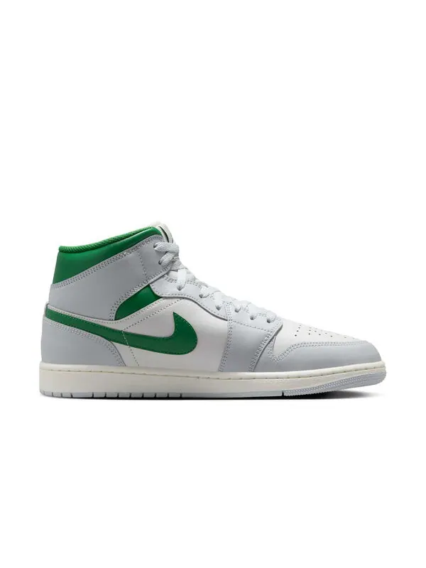 Кроссовки 1 mid 'summit white lucky green' Air Jordan — изображение 2 из 4
