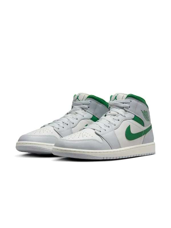 Кроссовки 1 mid 'summit white lucky green' Air Jordan — изображение 3 из 4