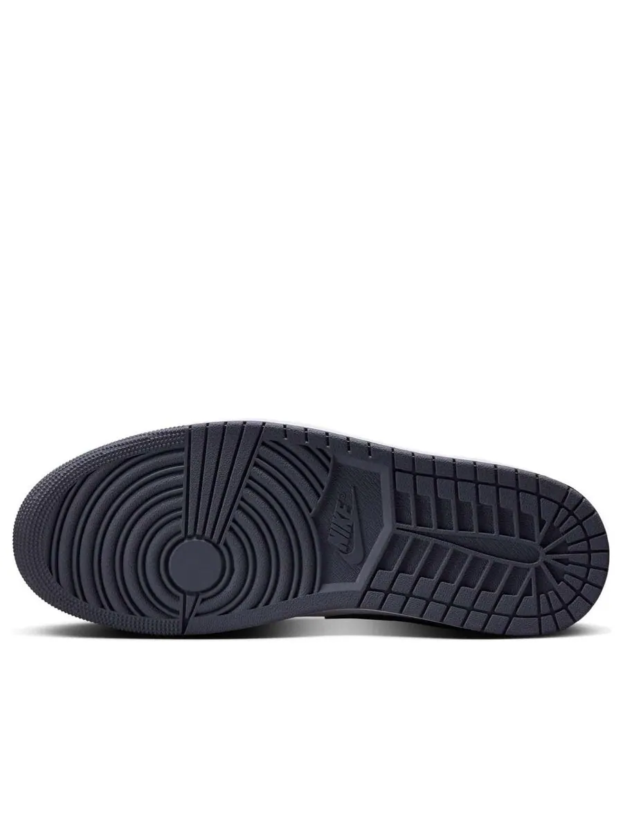 Кроссовки Air Jordan 1 Mid 'Dark Blue Grey Indigo Haze' — изображение 6 из 6, фиолетовый