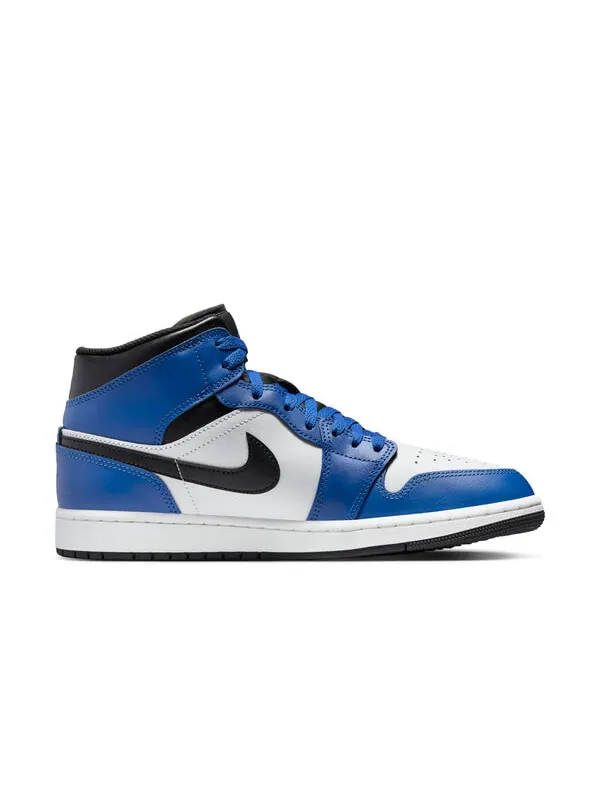 Кроссовки 1 mid 'game royal' Air Jordan — изображение 2 из 4, белый/черный