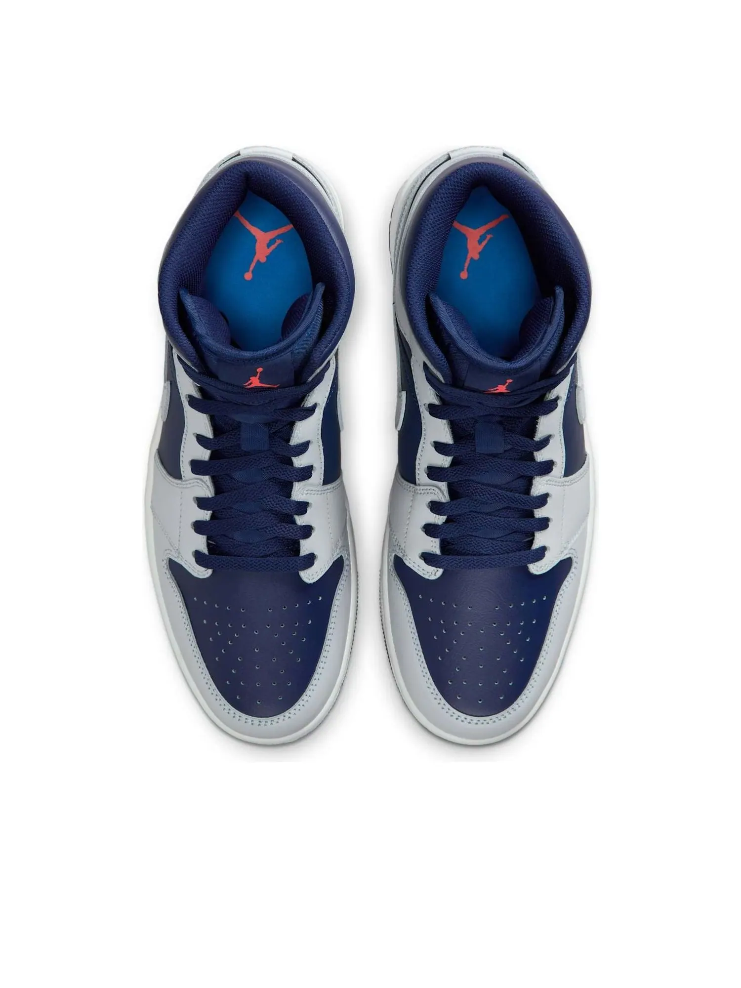 Кроссовки Air Jordan 1 Mid 'Blue Void' — изображение 2 из 6, серый