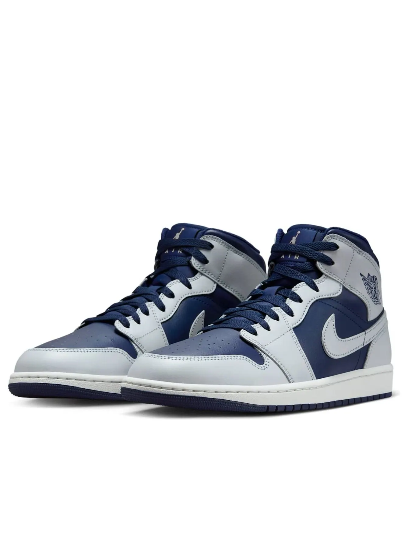 Кроссовки Air Jordan 1 Mid 'Blue Void' — изображение 4 из 6, серый