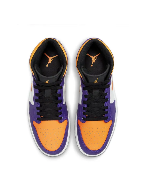 Кроссовки 1 mid 'lakers purple' Air Jordan — изображение 4 из 4