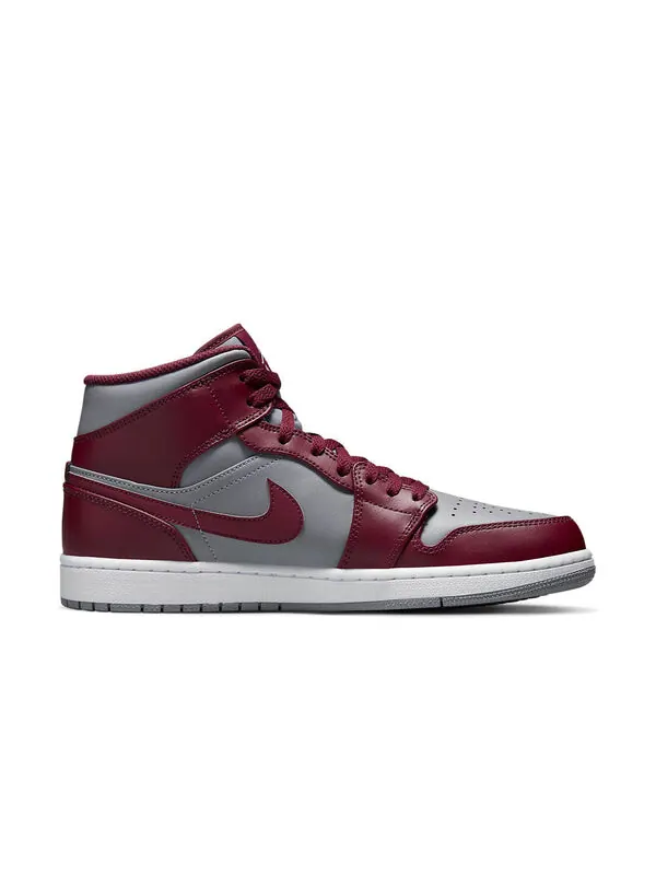 Кроссовки 1 средние Air Jordan — изображение 2 из 4, красный/белый