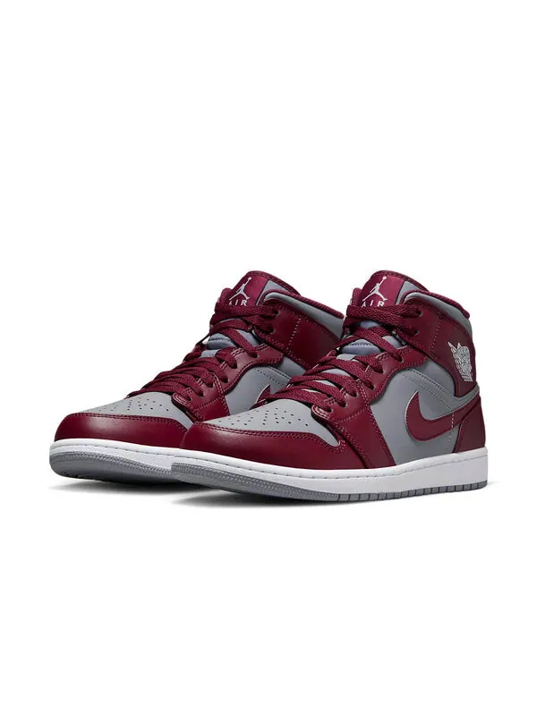 Кроссовки 1 средние Air Jordan — изображение 3 из 4, красный/белый
