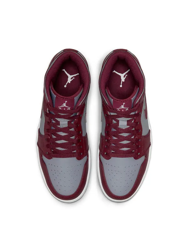 Кроссовки 1 средние Air Jordan — изображение 4 из 4, красный/белый