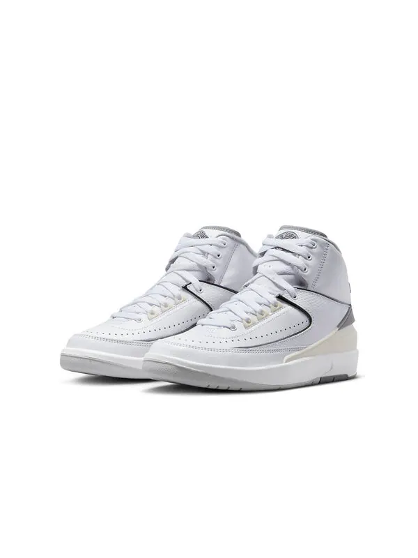 Кроссовки 2 ретро Air Jordan — изображение 3 из 4, белый/серый--черный