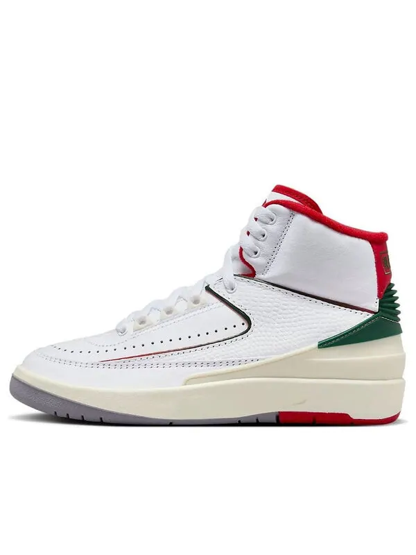 Кроссовки 2 ретро gs Air Jordan — изображение 1 из 4, белый/черный/красный