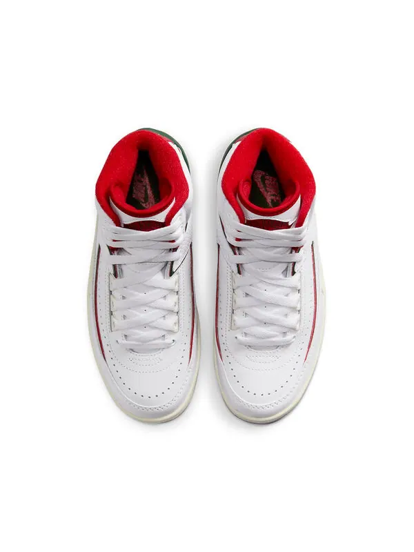 Кроссовки 2 ретро gs Air Jordan — изображение 3 из 4, белый/черный/красный