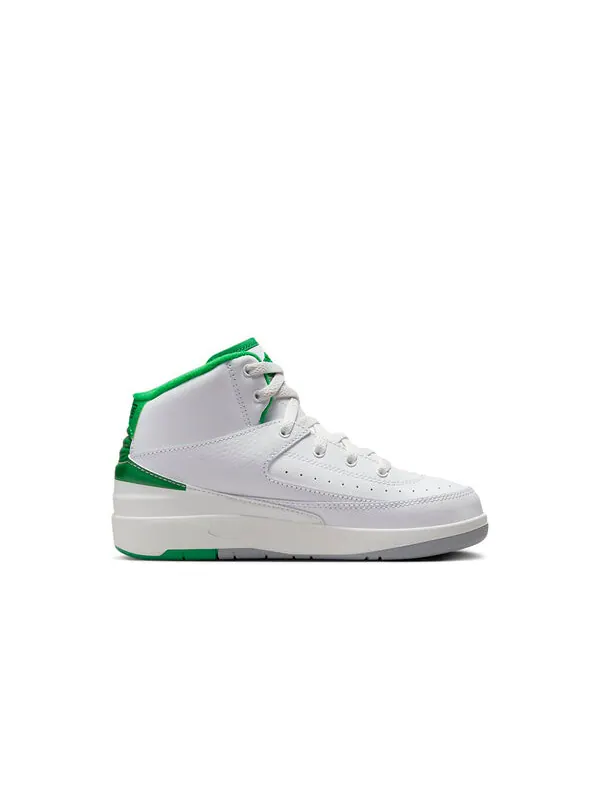 Кроссовки 2 ретро Air Jordan — изображение 2 из 4, белый/зеленый