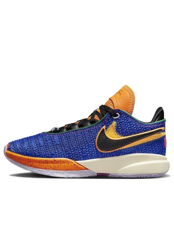 Кроссовки (GS) Nike LeBron 20 'Racer Blue' — изображение 1 из 4, синий/черный/фиолетовый