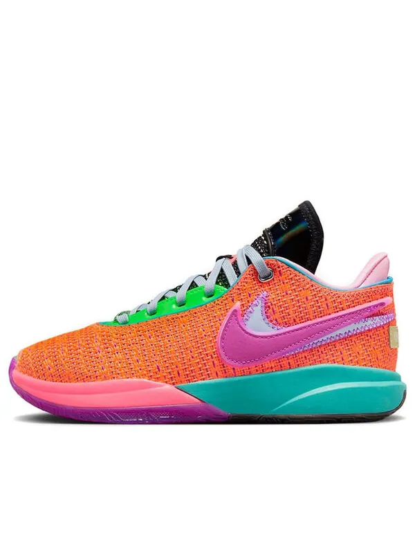 Кроссовки (GS) Nike LeBron 20 'Total Orange Vivid Purple' — изображение 1 из 1