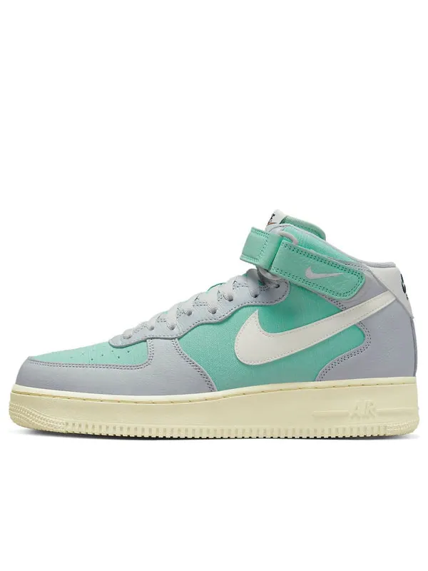 Кроссовки air force 1 mid '07 lx 'certified fresh - enamel green' Nike — изображение 1 из 4, серый/зеленый