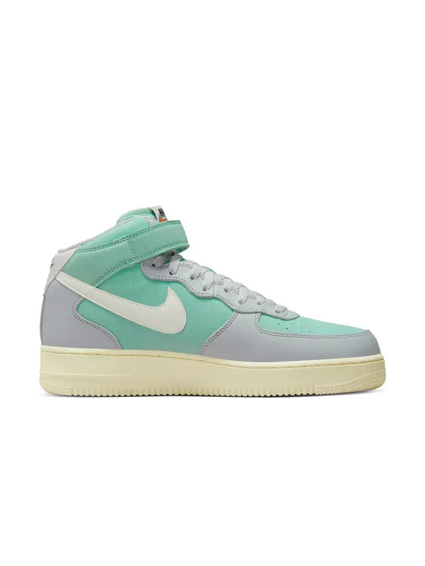 Кроссовки air force 1 mid '07 lx 'certified fresh - enamel green' Nike — изображение 2 из 4, серый/зеленый