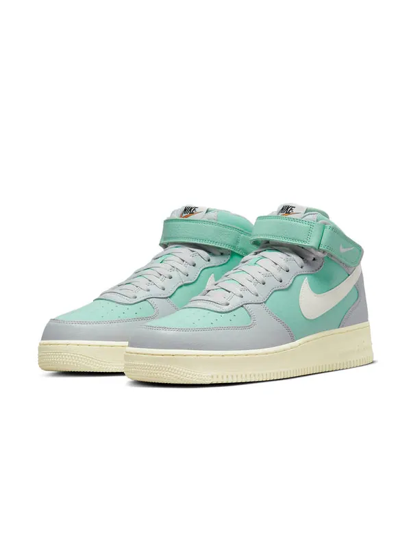Кроссовки air force 1 mid '07 lx 'certified fresh - enamel green' Nike — изображение 3 из 4, серый/зеленый