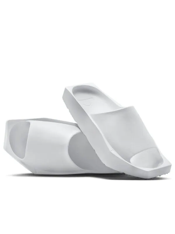 Тапочки hex slide 'triple white' Air Jordan — изображение 1 из 4, белый/белый