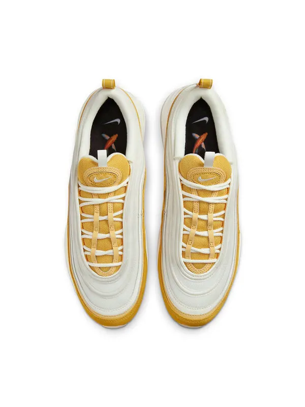Кроссовки air max 97 премиум Nike — изображение 4 из 4, белый/желтый