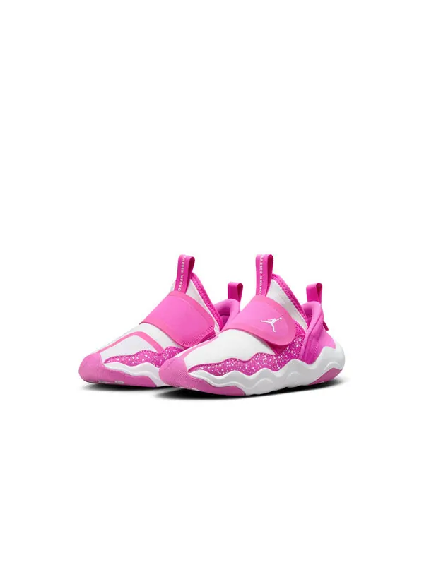 Кроссовки 23/7 'fire pink' Air Jordan — изображение 2 из 4, розовый//белый