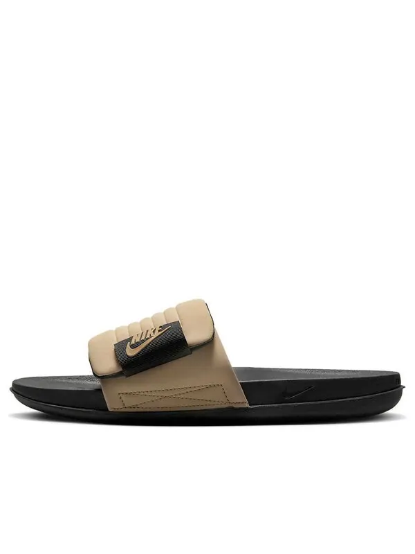 Тапочки offcourt adjust slide 'dark mocha' Nike — изображение 1 из 4, черный