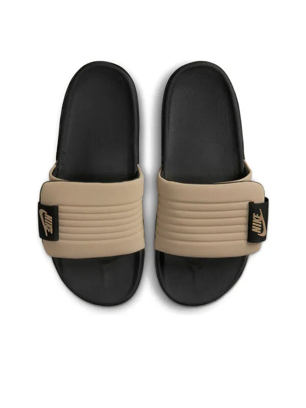 Тапочки offcourt adjust slide 'dark mocha' Nike — изображение 4 из 4, черный