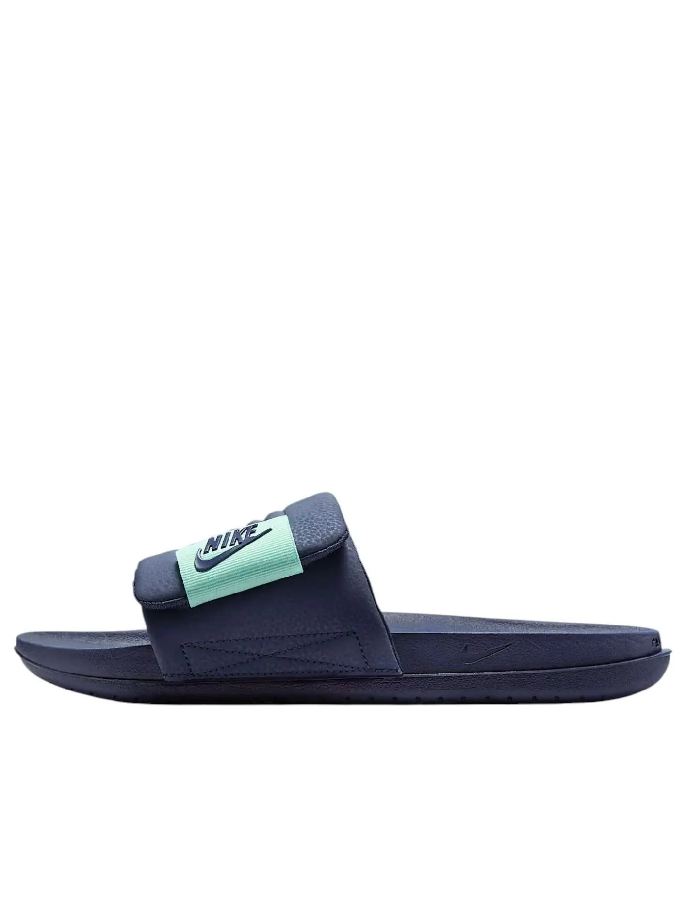 Шлепанцы Nike Off-Court Adjust Slides 'Midnight Navy Mint Foam' — изображение 1 из 5, темно-синий