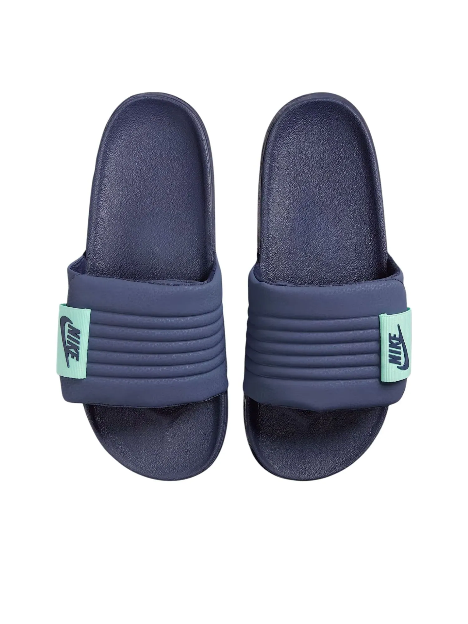 Шлепанцы Nike Off-Court Adjust Slides 'Midnight Navy Mint Foam' — изображение 3 из 5, темно-синий