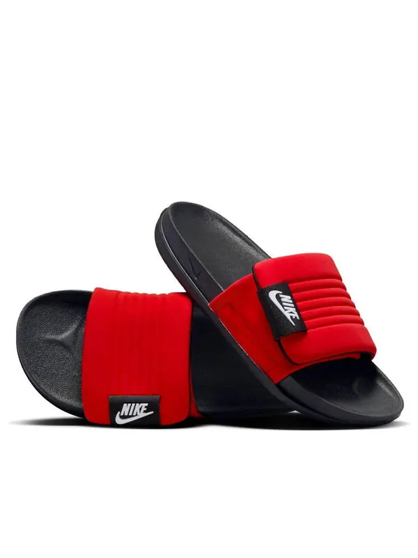 Кроссовки offcourt adjust slide 'university red black' Nike — изображение 1 из 4, красный/черный/белый