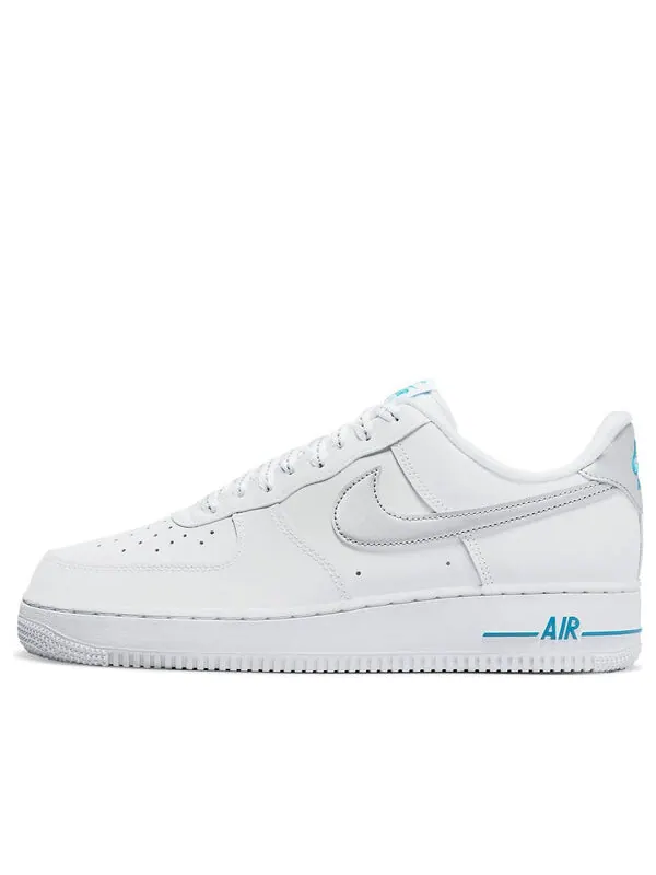 Кроссовки air force 1 '07 'white laser blue' Nike — изображение 1 из 4, белый/синий