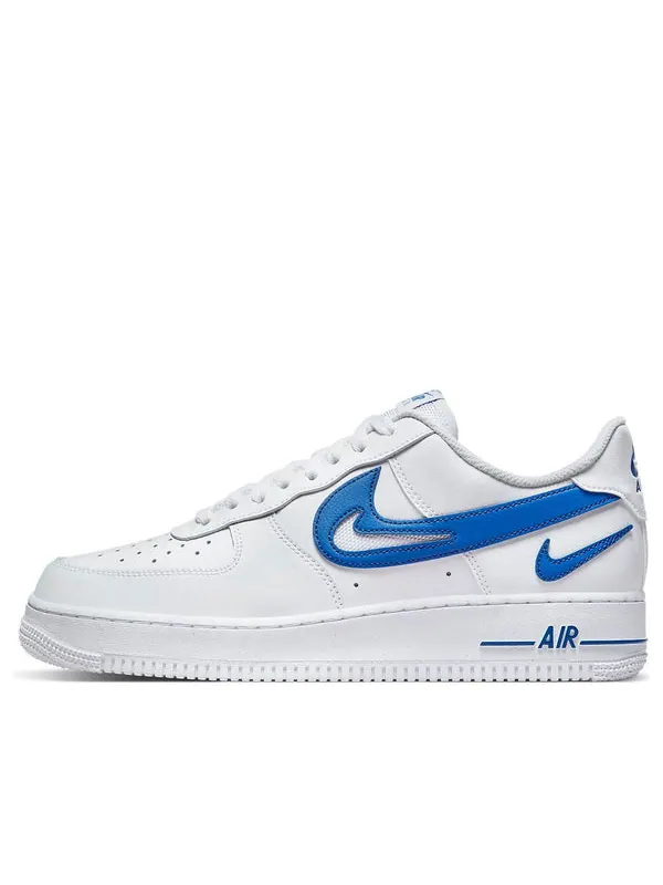 Кроссовки air force 1 '07 'cut out swoosh - game royal' Nike — изображение 1 из 4, белый/синий