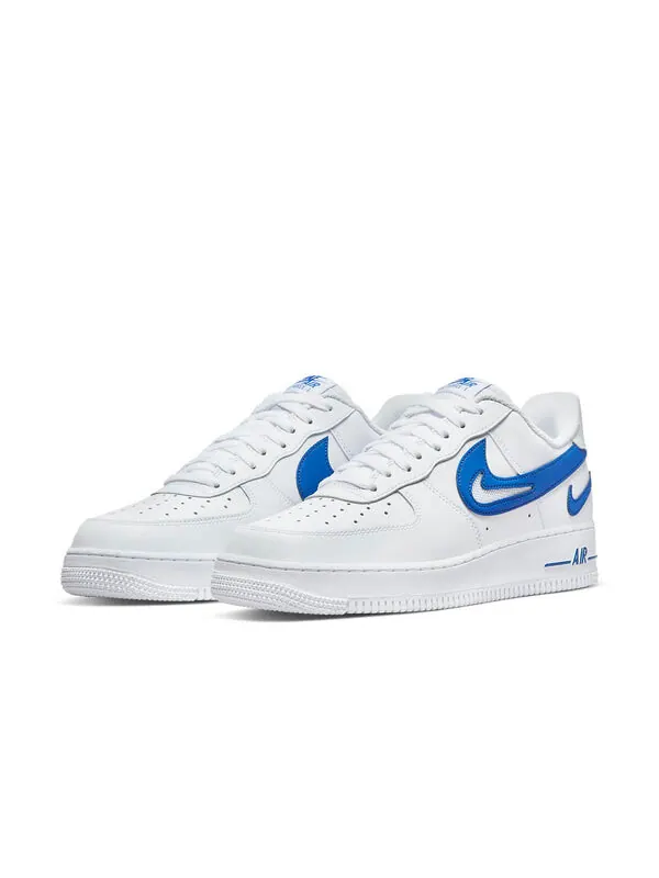 Кроссовки air force 1 '07 'cut out swoosh - game royal' Nike — изображение 3 из 4, белый/синий