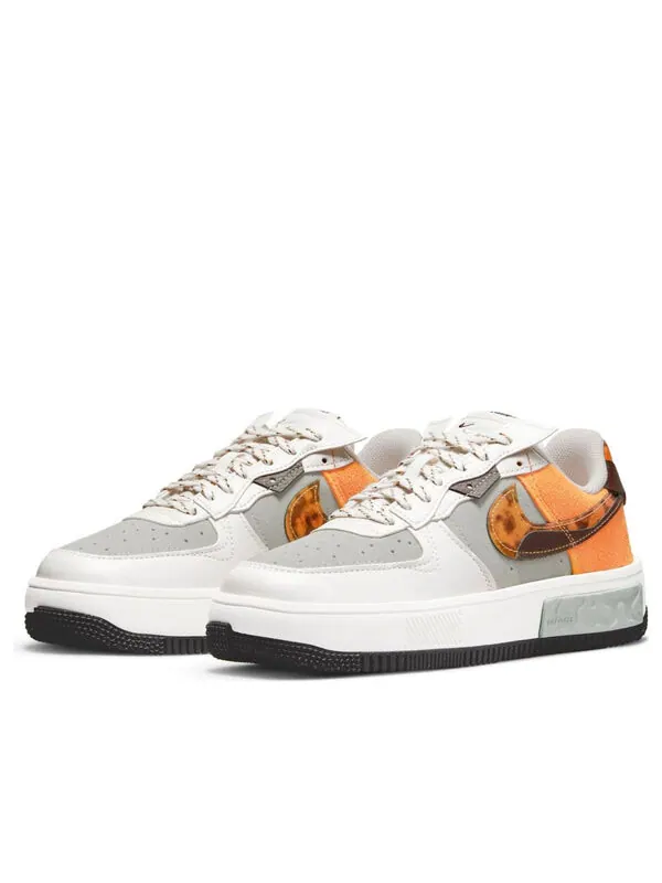 Кроссовки air force 1 fontanka 'tortoise shell' Nike — изображение 3 из 4, серый/оранжевый