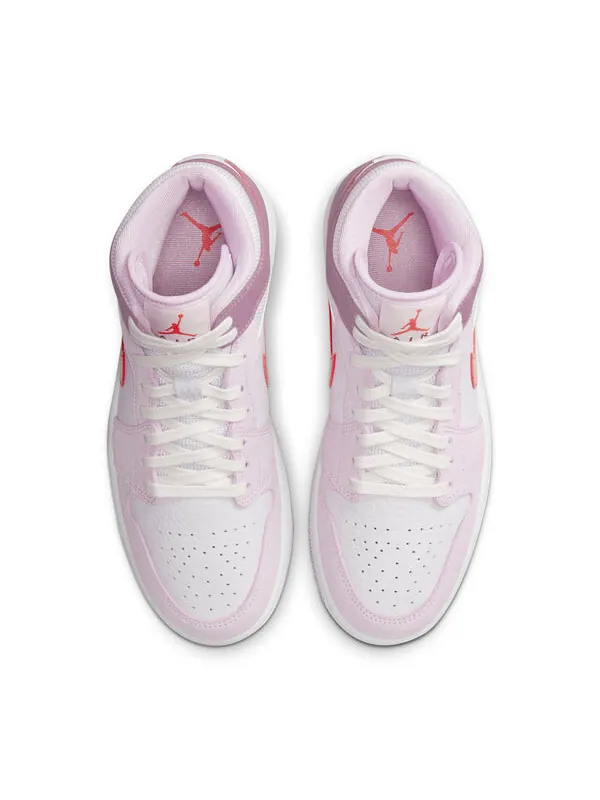Кроссовки 1 mid 'valentine's day' Air Jordan — изображение 4 из 4, розовый/фиолетовый/белый