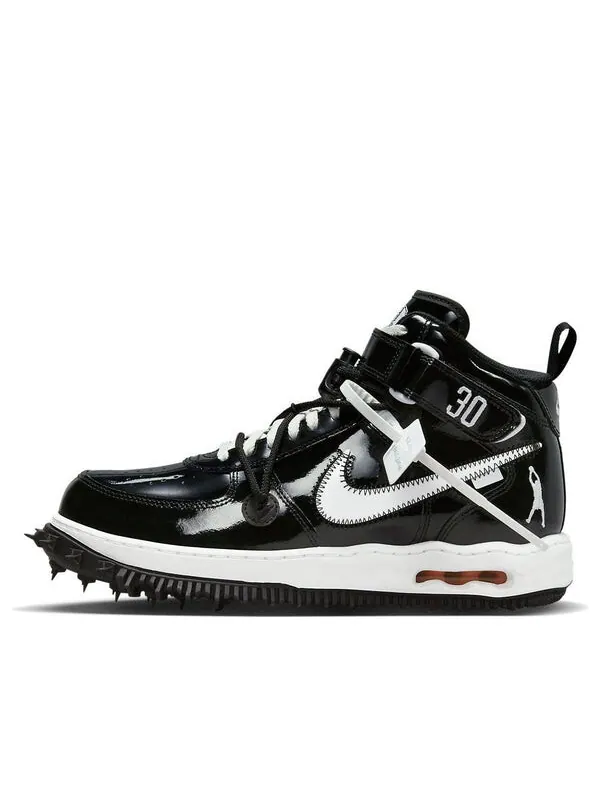 Кроссовки x off white air force 1 mid Nike — изображение 1 из 4, черный/белый-белый