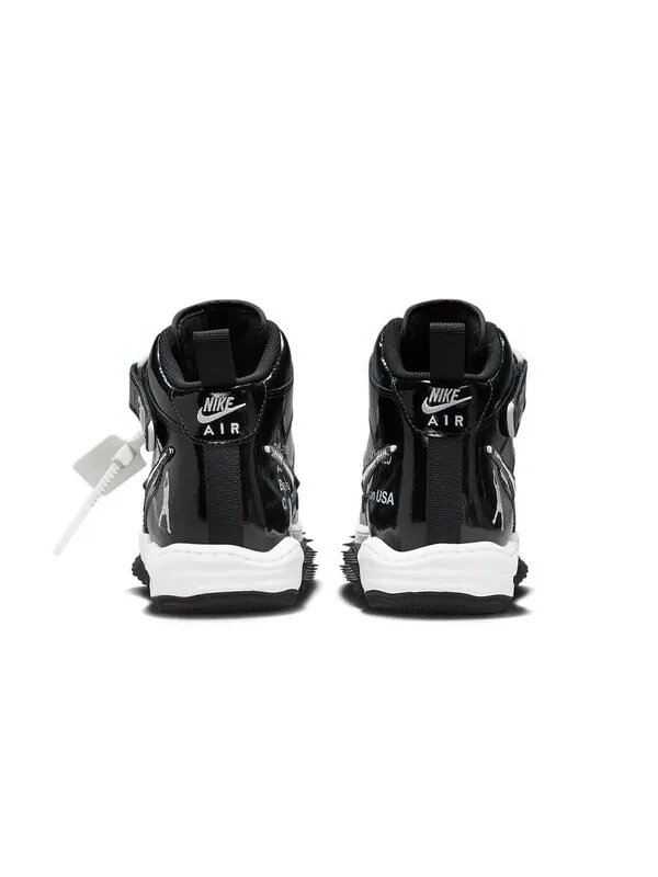 Кроссовки x off white air force 1 mid Nike — изображение 4 из 4, черный/белый-белый