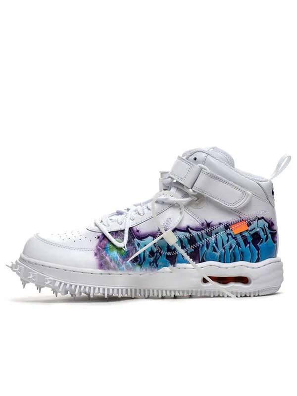Кроссовки x off white air force 1 mid Nike — изображение 1 из 4, белый/прозрачный-белый