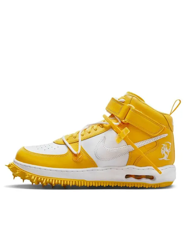 Кроссовки x off white air force 1 mid sp Nike — изображение 1 из 4, белый/белый